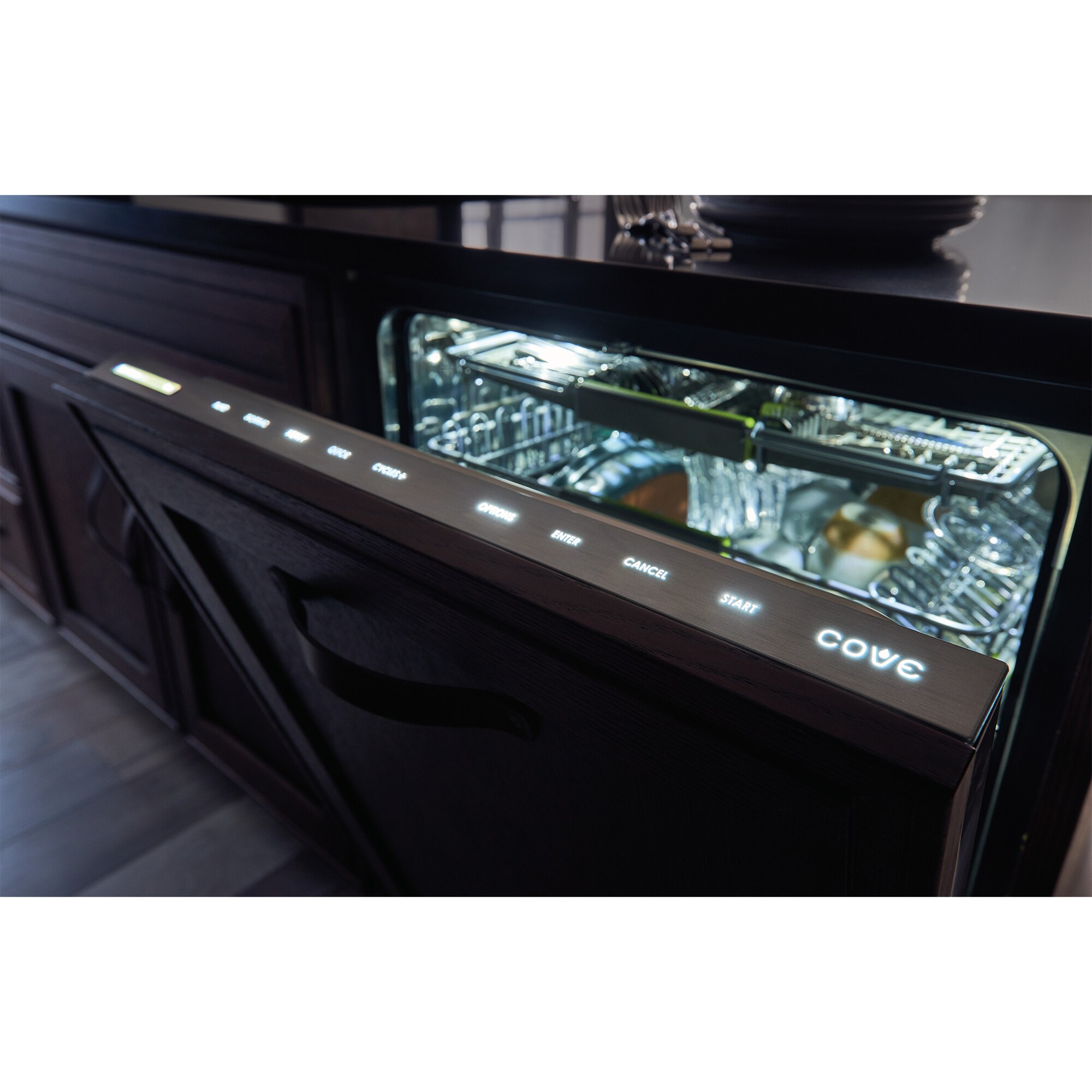 Cove 24 in. Top Control Smart Dishwasher with 41 dBa Sound Level & 3rd-Rack - Custom Panel Ready, , hires