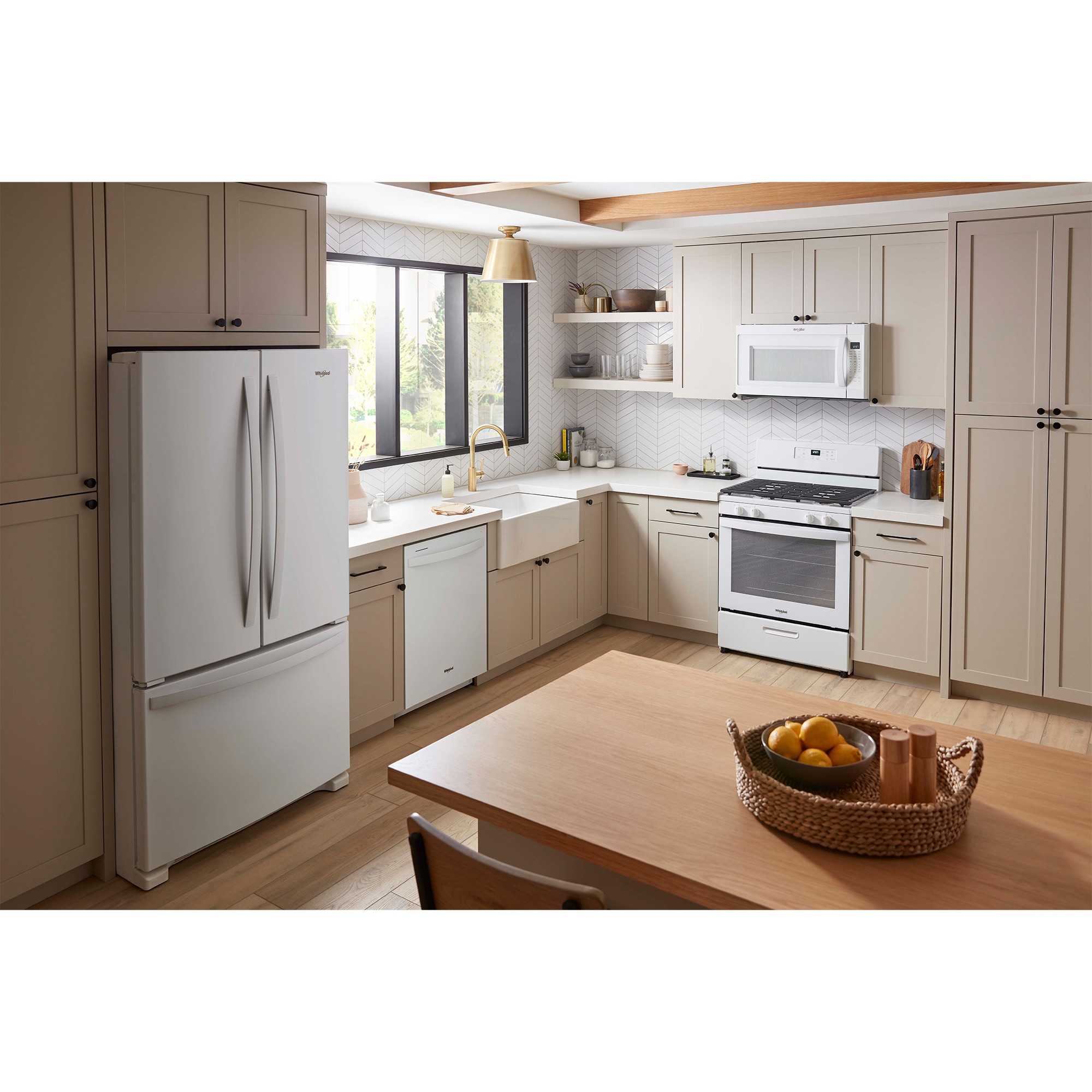 Whirlpool 30 in. 5.1 cu. ft. Gas Range with 4 Sealed Burners - White, , hires