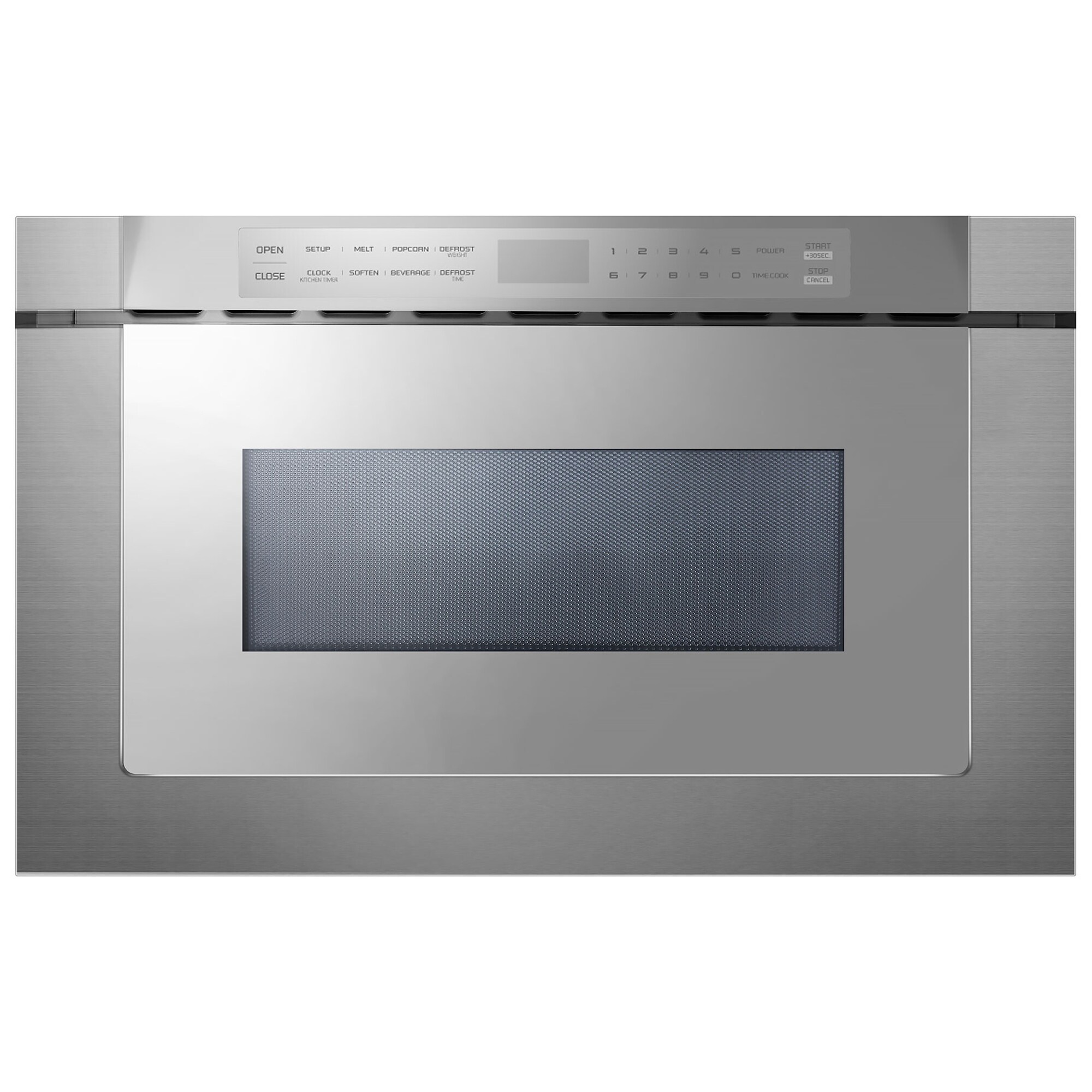 XO 24 in. 1.2 cu. ft. 1000W Drawer Microwave with Sensor Cooking - Silver Mirror, Silver Mirror, hires