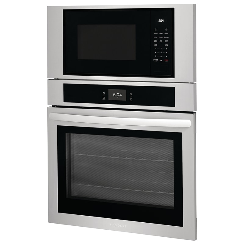 Frigidaire 30 in. 6.9 cu. ft. Electric Microwave/Wall Oven Combo with Standard Convection & Sensor Cooking - Stainless Steel, Stainless Steel, hires