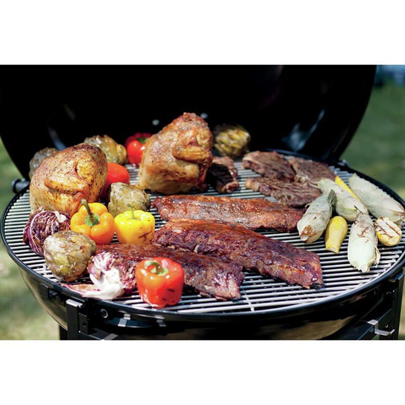 Weber Ranch Kettle 37 in. Charcoal Grill - Black, , hires