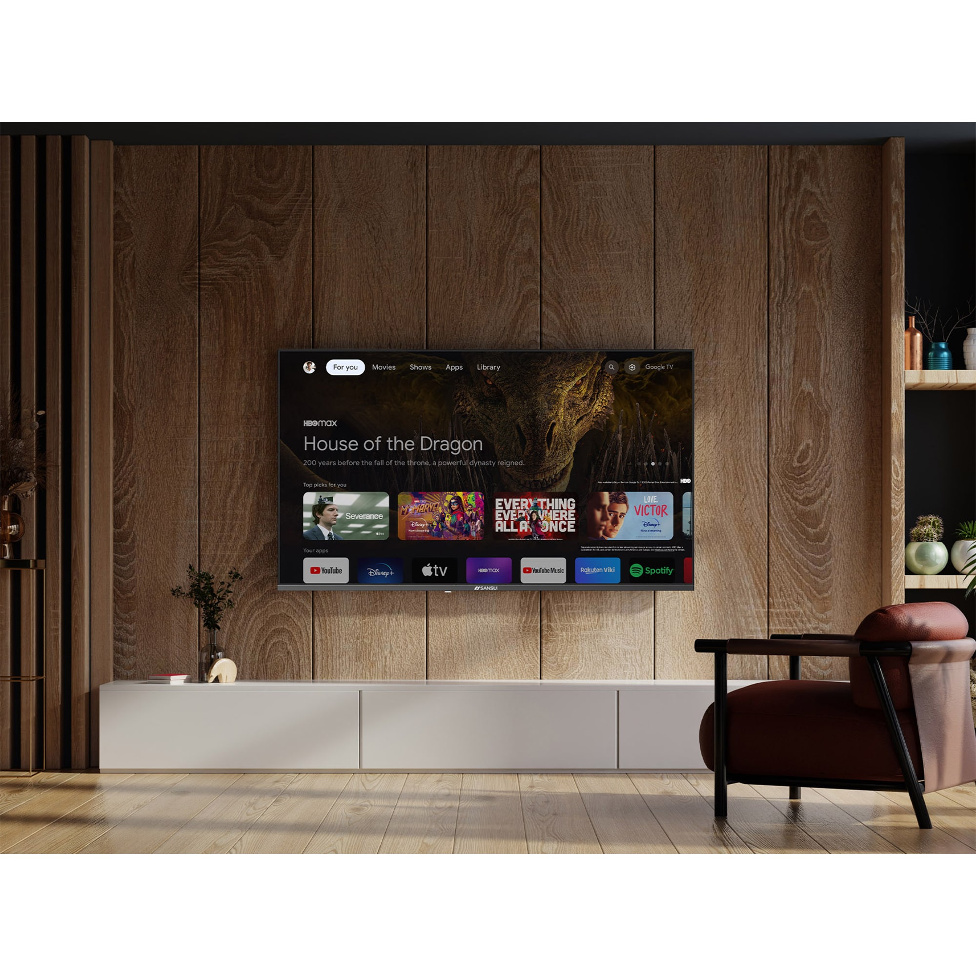 Sansui - 40" Class LED Full HD Smart Google TV, , hires