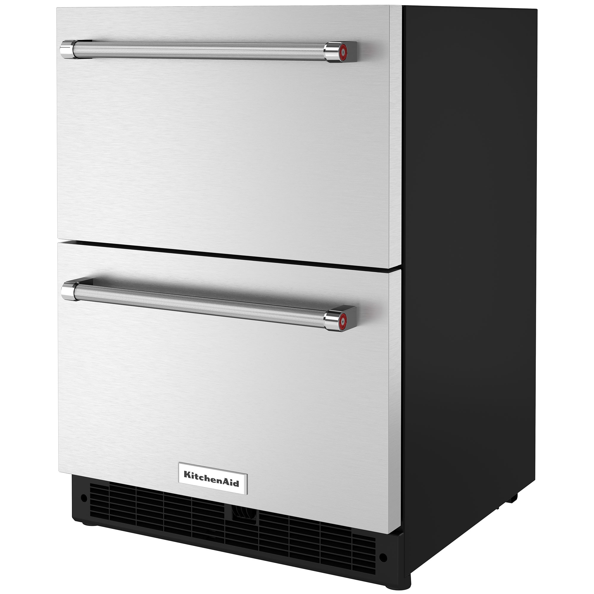 KitchenAid 24 in. 4.4 cu. ft. Double Refrigerator Drawers - Stainless Steel, , hires