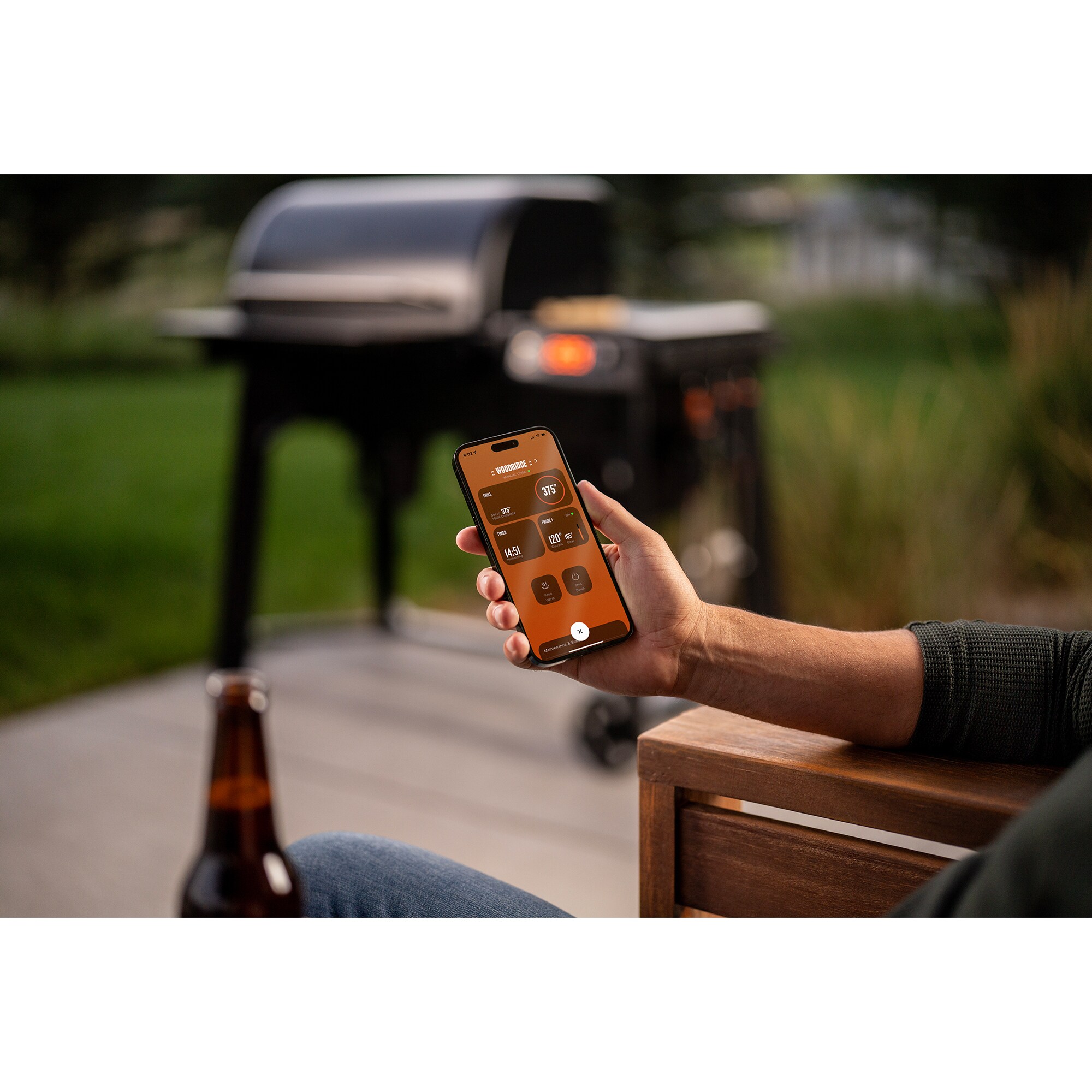 Traeger Woodridge Wood Pellets Grill - Black, , hires