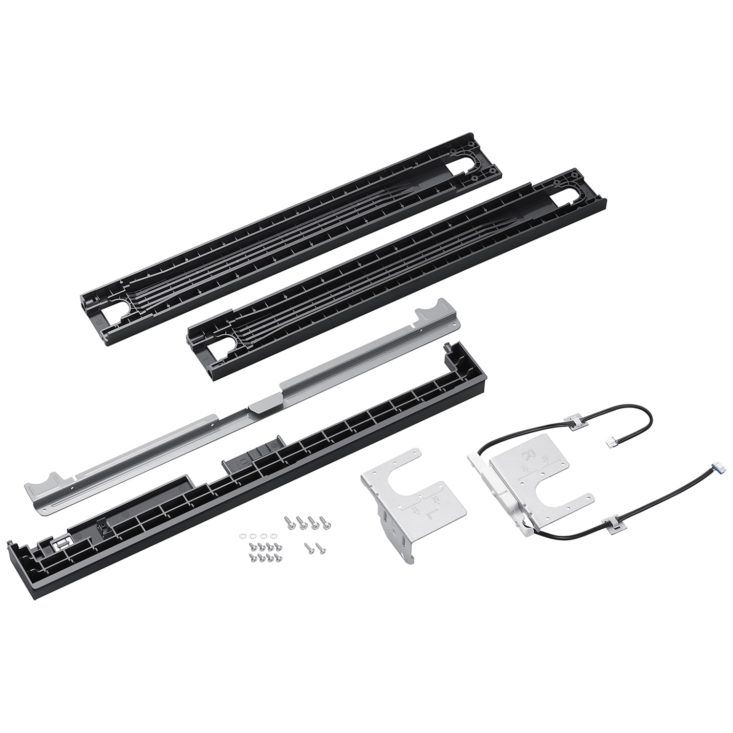 Samsung Bespoke Stacking & MultiControl Combo Kit - Dark Gray, , hires