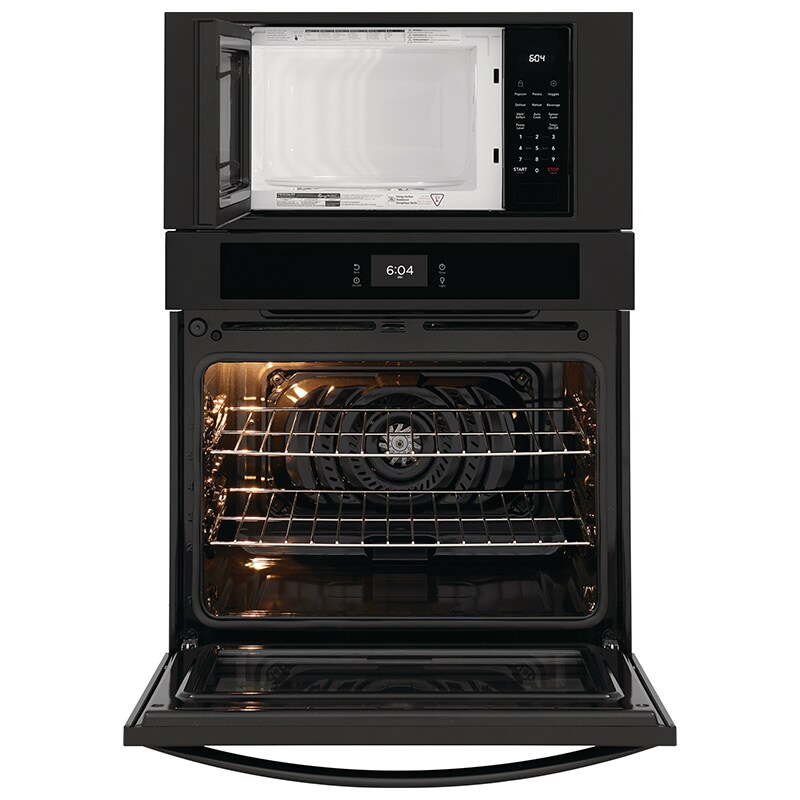 Frigidaire 30 in. 6.9 cu. ft. Electric Microwave/Wall Oven Combo with Standard Convection & Sensor Cooking - Black, Black, hires