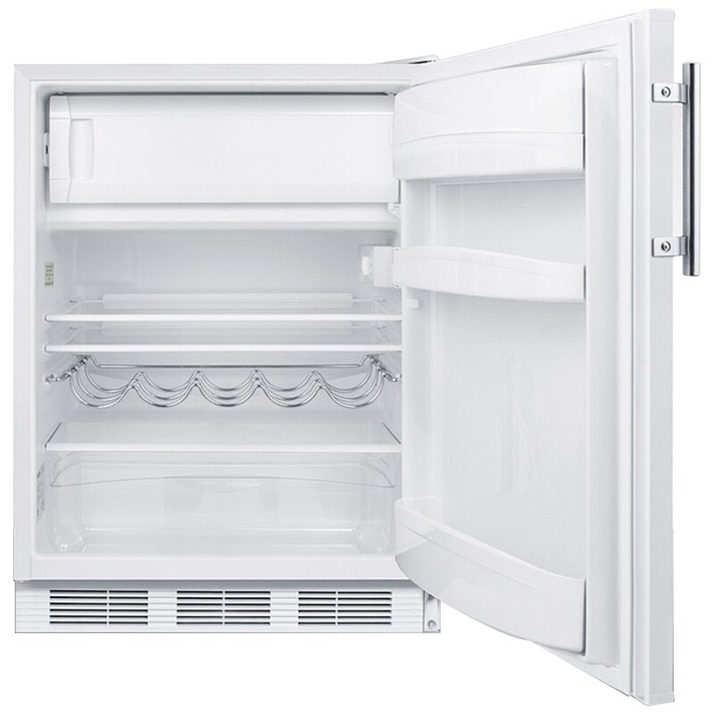 Summit 24 in. 5.1 cu. ft. Undercounter Refrigerator - White, , hires
