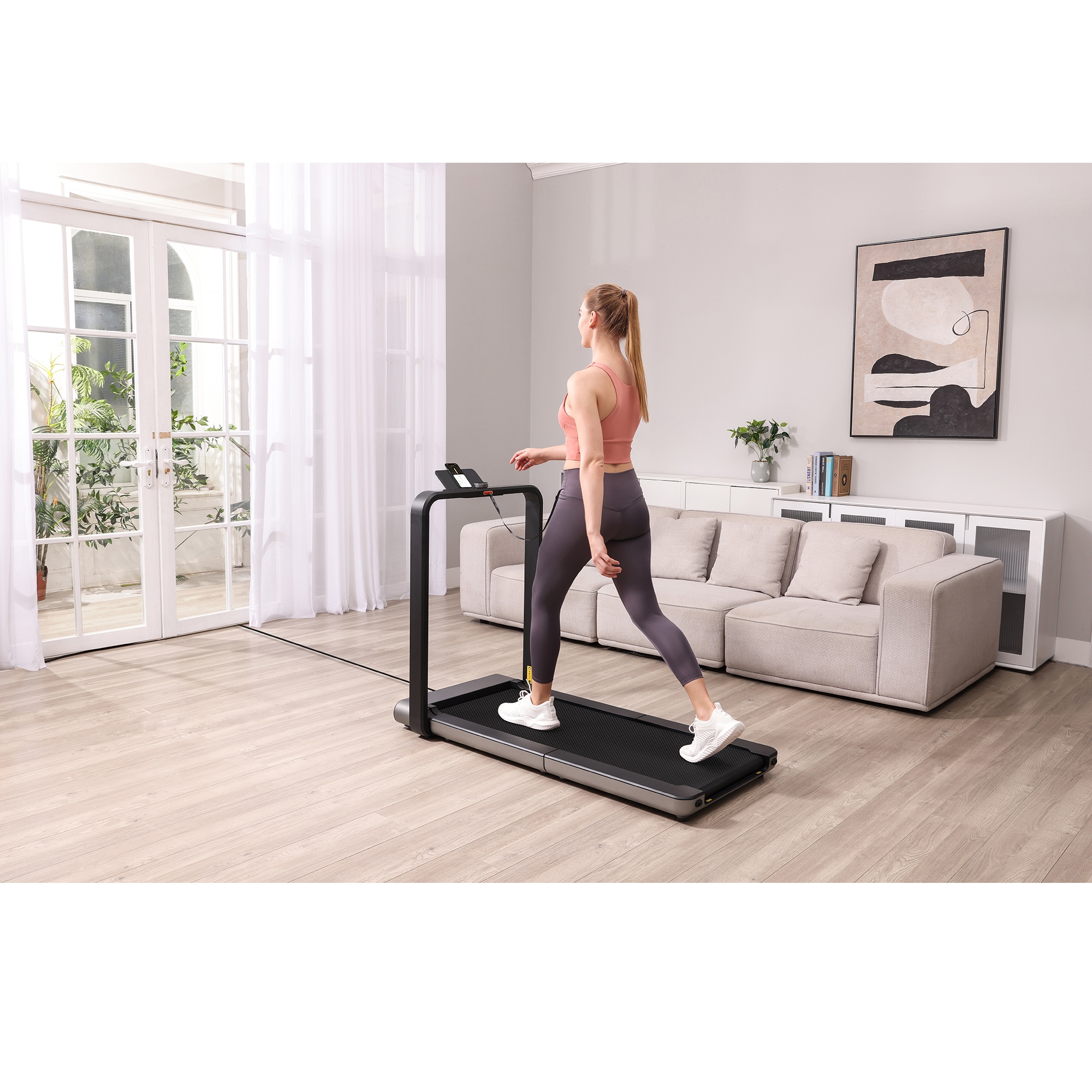 Kingsmith Double Fold And Stow Treadmill - Black, , hires