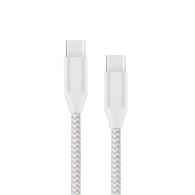 Helix USB-C to USB-C 10ft Cable - White, White, hires