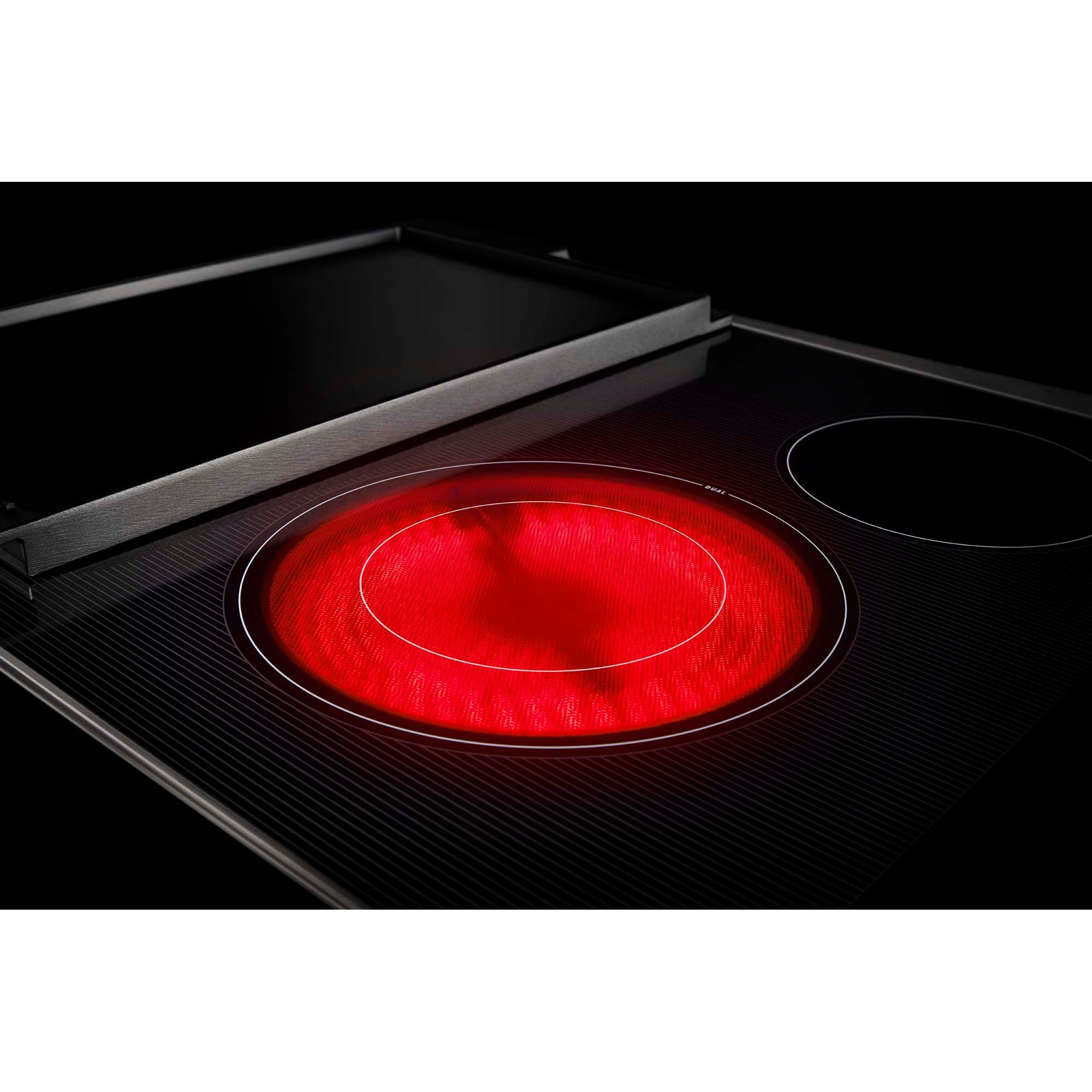 Maytag 30 in. 4-Burner Electric Cooktop with Power Burner, Reversible Grill & Griddle - Stainless Steel, , hires