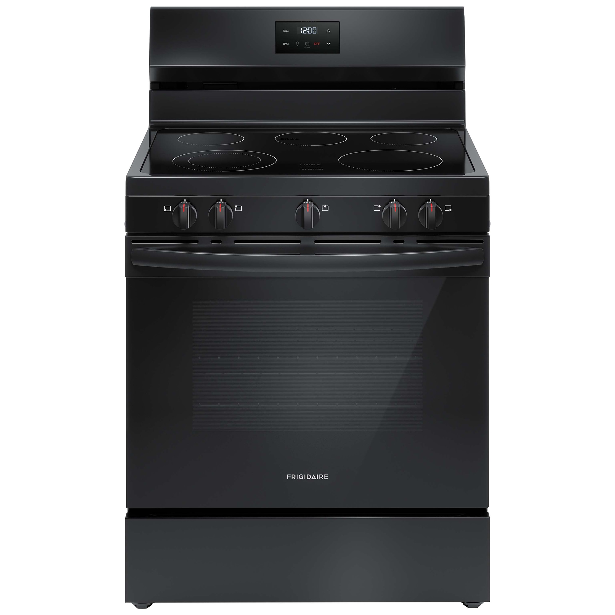Frigidaire 30 in. 5.3 cu. ft. Electric Range with Smoothtop Burners - Black, Black, hires