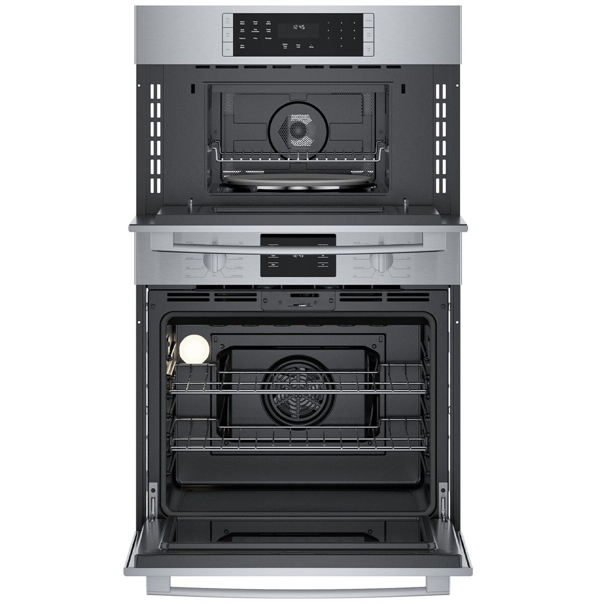 Bosch 500 Series 30 in. 6.2 cu. ft. Speed Electric Microwave/Wall Oven Combo with True European Convection - Stainless Steel, , hires