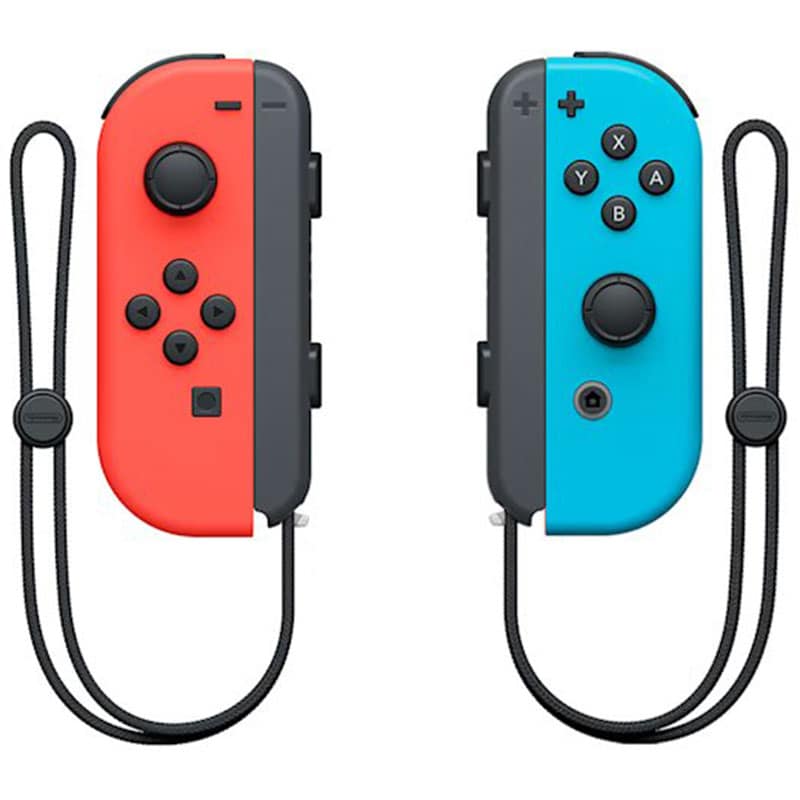 Joy-Con (L/R) - Neon Red/Neon Blue Wireless Controller for Nintendo Switch, Red & Blue, hires