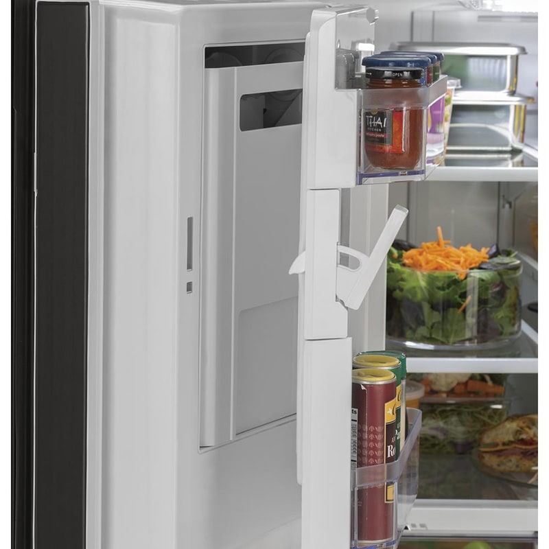 GE 36 in. 25.6 cu. ft. French Door Refrigerator with Ice & Water Dispenser - White, White, hires