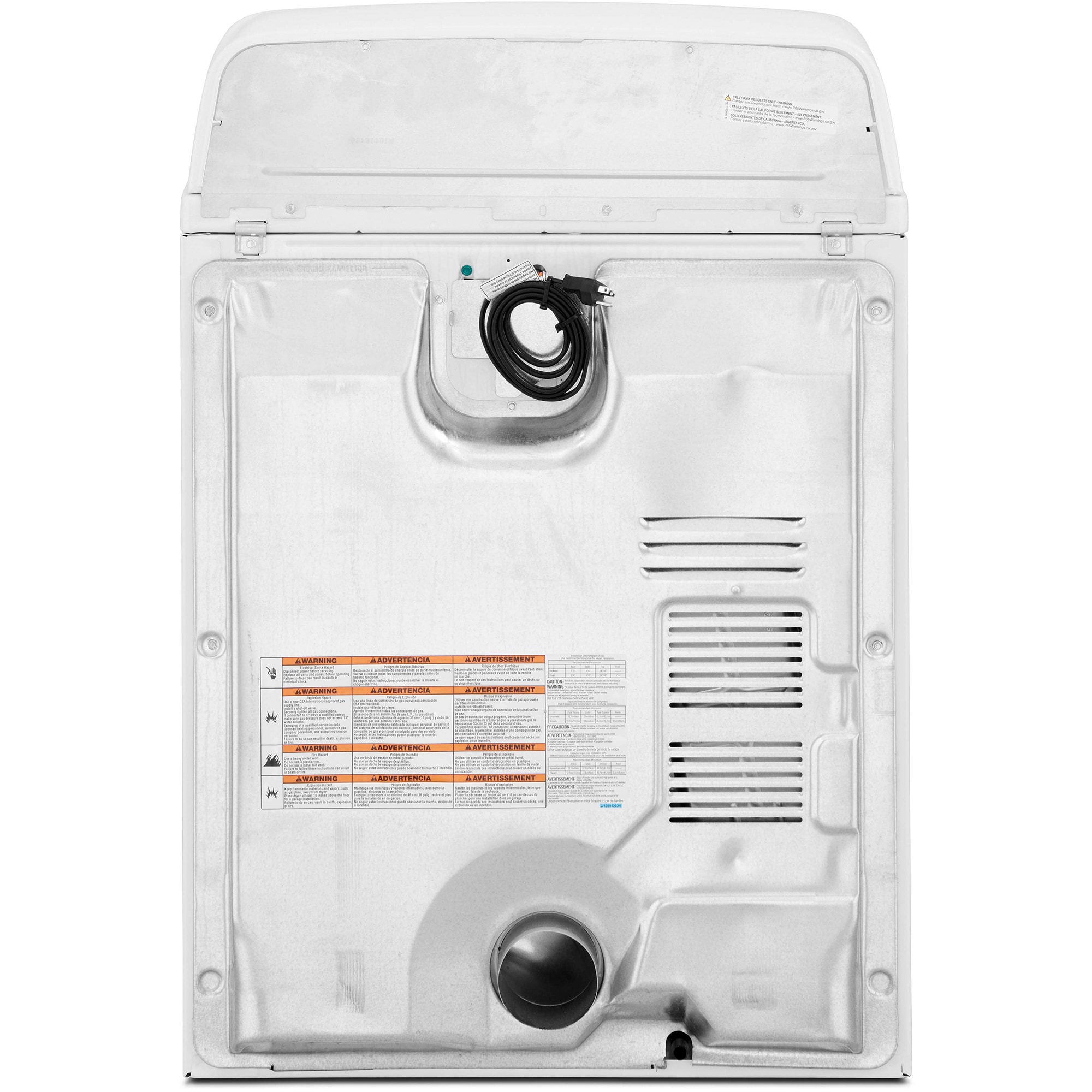 Amana 29 in. 6.5 cu. ft. Gas Dryer with Wrinkle Prevent Option - White, , hires