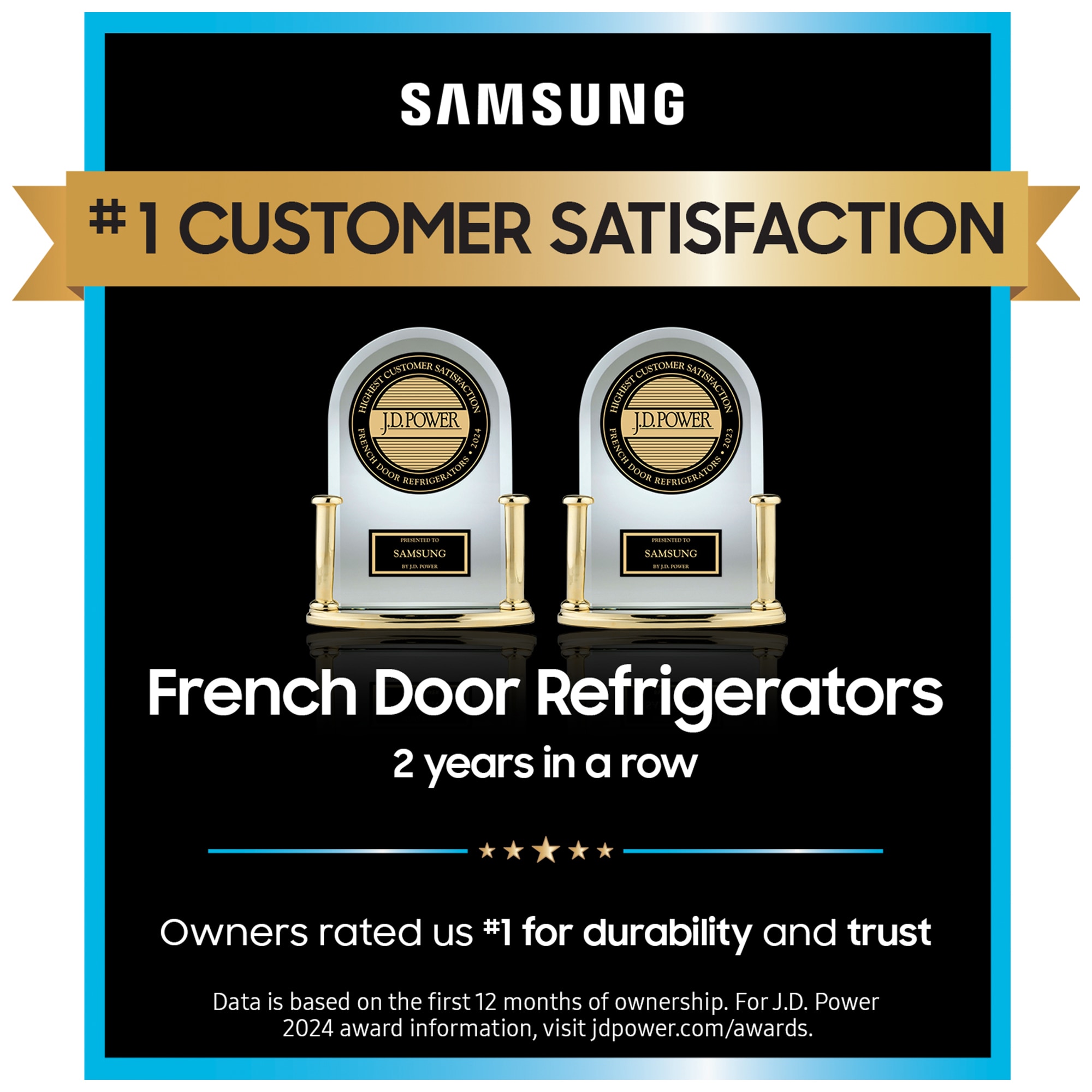 Samsung Bespoke 36 in. 22.5 cu. ft. Smart Counter Depth 4-Door French Door Refrigerator with Internal Water Dispenser - Fingerprint Resistant Stainless Steel, Fingerprint Resistant Stainless, hires