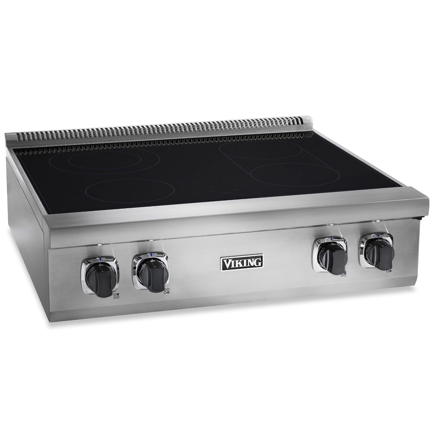 Viking 5 Series 30 in. 4-Burner Electric Rangetop with Simmer Burner & Power Burner - Stainless Steel, , hires