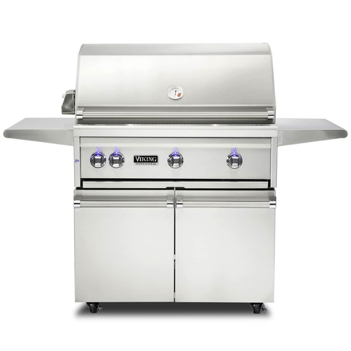 Viking 5 Series 36 in. 3-Burner Natural Gas Grill with Rotisserie, Sear Burner & Smoker Box - Stainless Steel, , hires