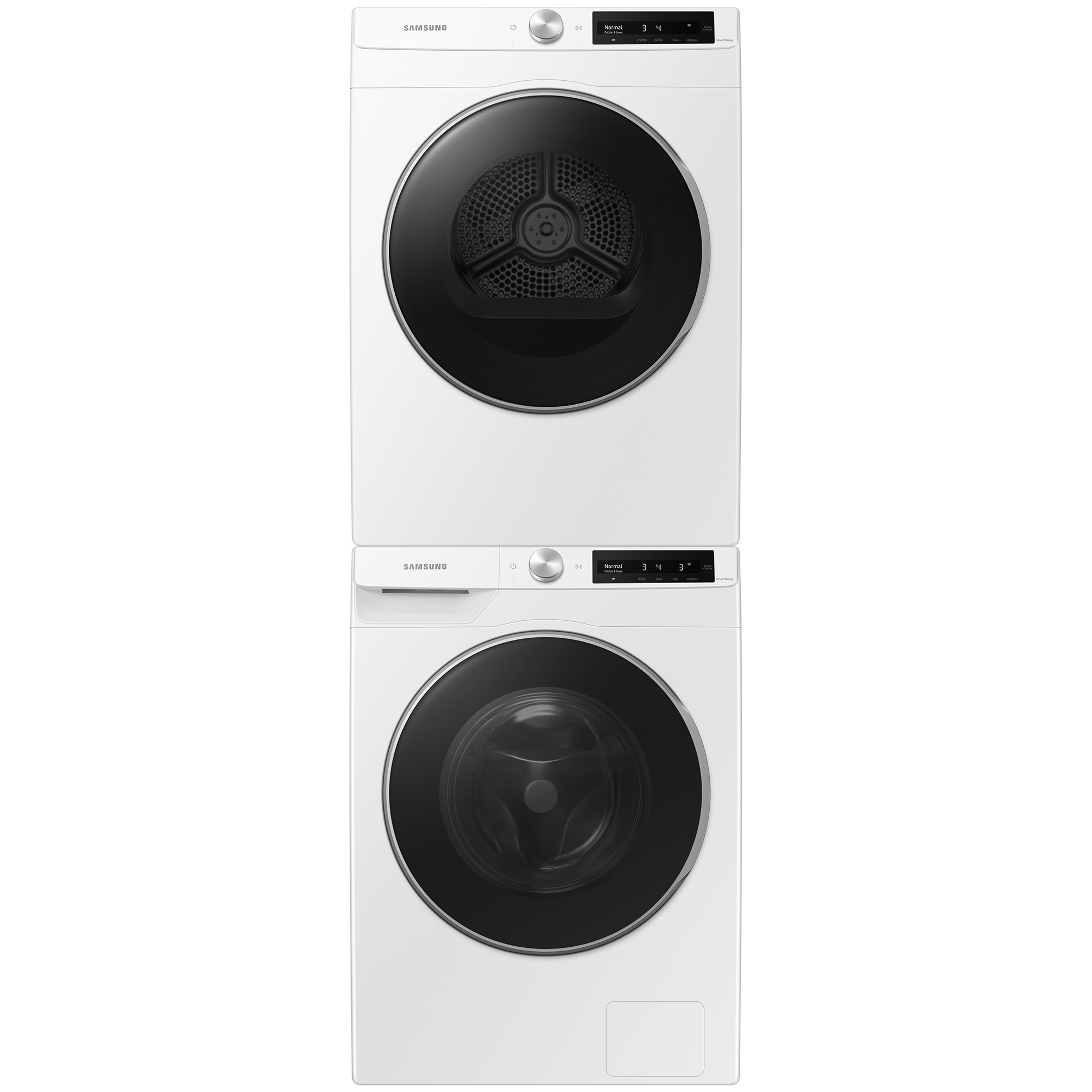 Samsung 24 in. 4.0 cu. ft. Electric Dryer with 15 Dryer Programs, 12 Dry Options, Sanitize Cycle