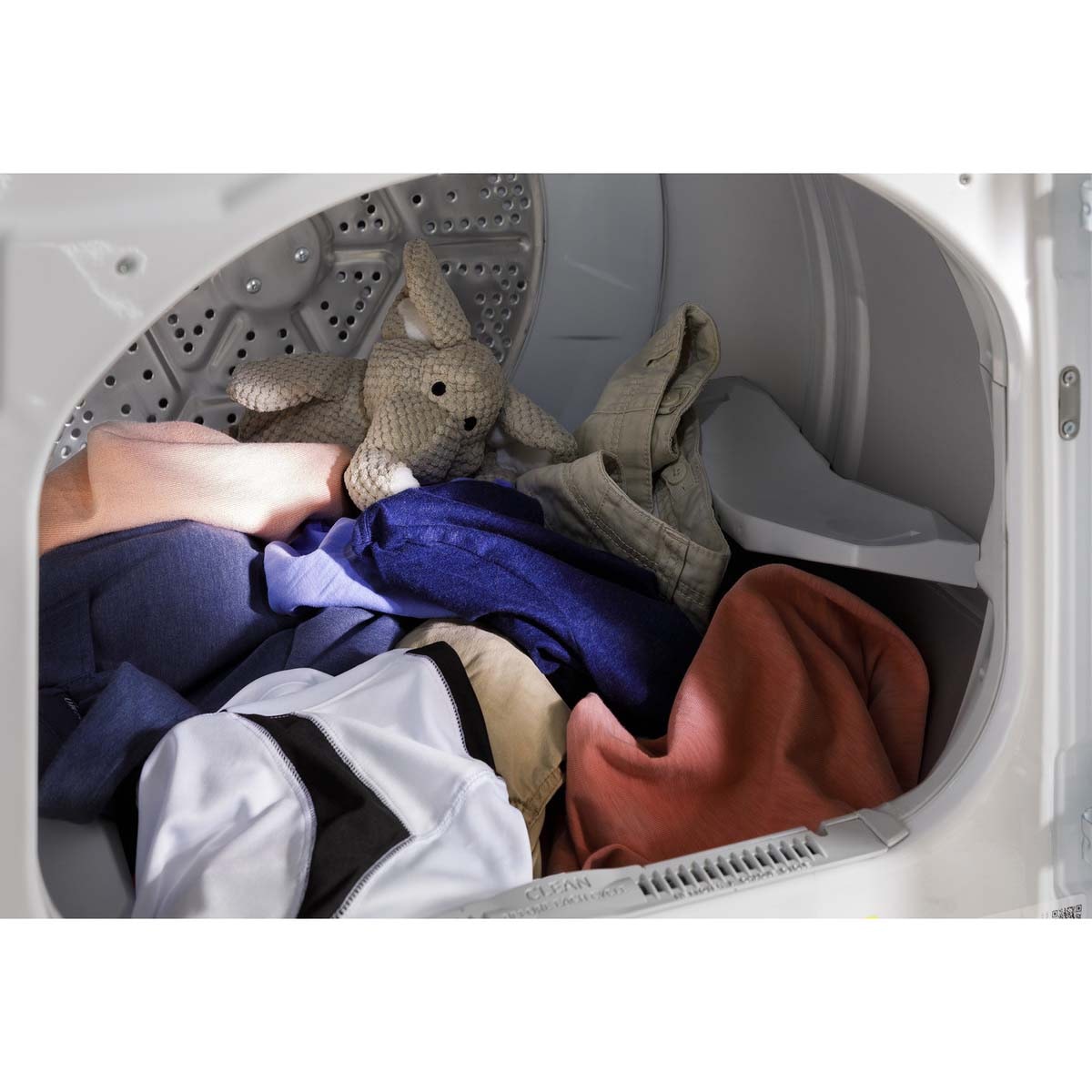 GE 27 in. 7.4 cu. ft. Electric Dryer with Up To 120 ft. Venting, Sanitize Cycle & Sensor Dry - Diamond Gray, , hires