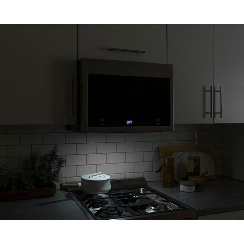 Haier 24 in. 1.4 cu. ft. 1000W Over-the-Range Microwave with 300 CFM & Sensor Cooking - Stainless Steel, , hires
