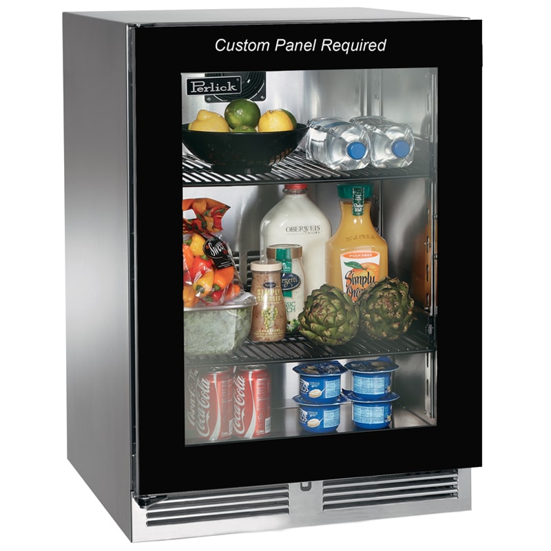 Perlick ADA Height Compliant Series 24 in. 4.8 cu. ft. Built-In Undercounter Refrigerator - Custom Panel Ready, , hires