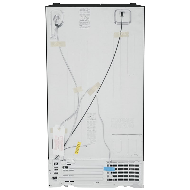 GE 36 in. 25.3 cu. ft. Side by Side Refrigerator with Ice & Water Dispenser - Black, Black, hires