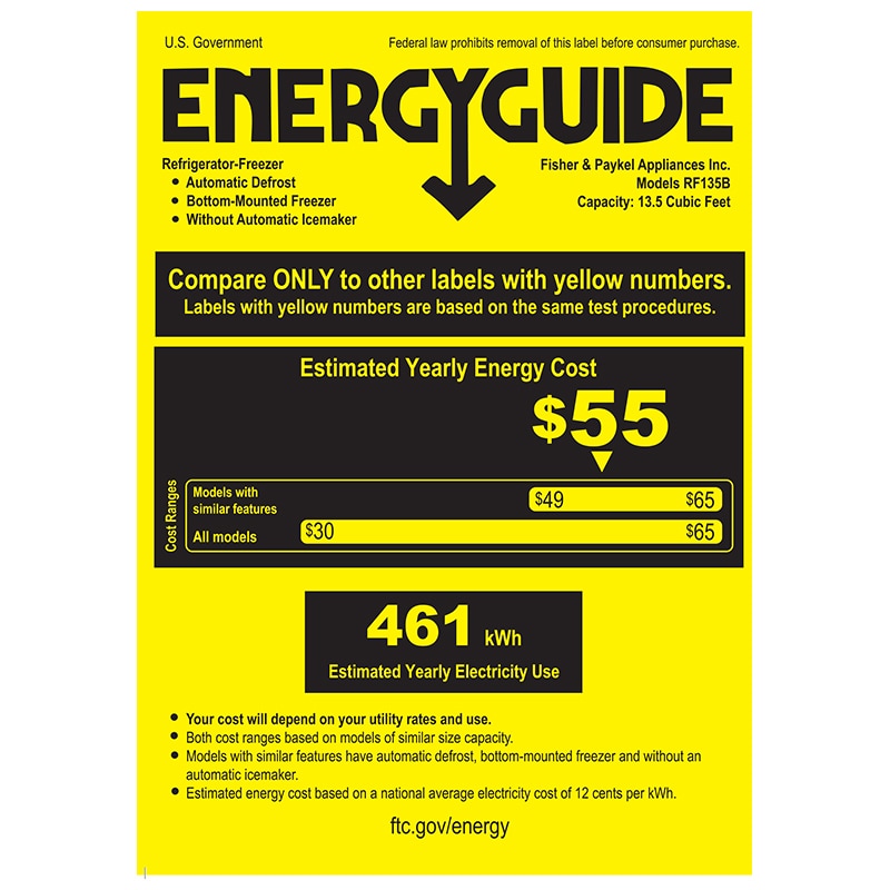 Fisher & Paykel Series 5 25 in. 13.5 cu. ft. Smart Counter Depth Bottom Freezer Refrigerator - Stainless Steel, , hires