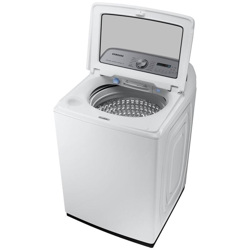 Samsung 27 in. 5.5 cu. ft. Smart Top Load Washer with Super Speed Wash - White, White, hires