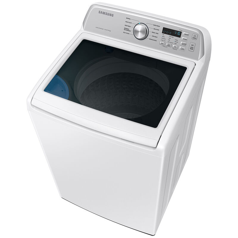 Samsung 27 in. 4.7 cu. ft. Smart Top Load Washer with Active WaterJet - White, White, hires
