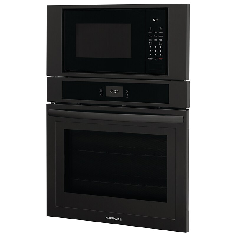 Frigidaire 30 in. 6.9 cu. ft. Electric Microwave/Wall Oven Combo with Standard Convection & Sensor Cooking - Black, Black, hires