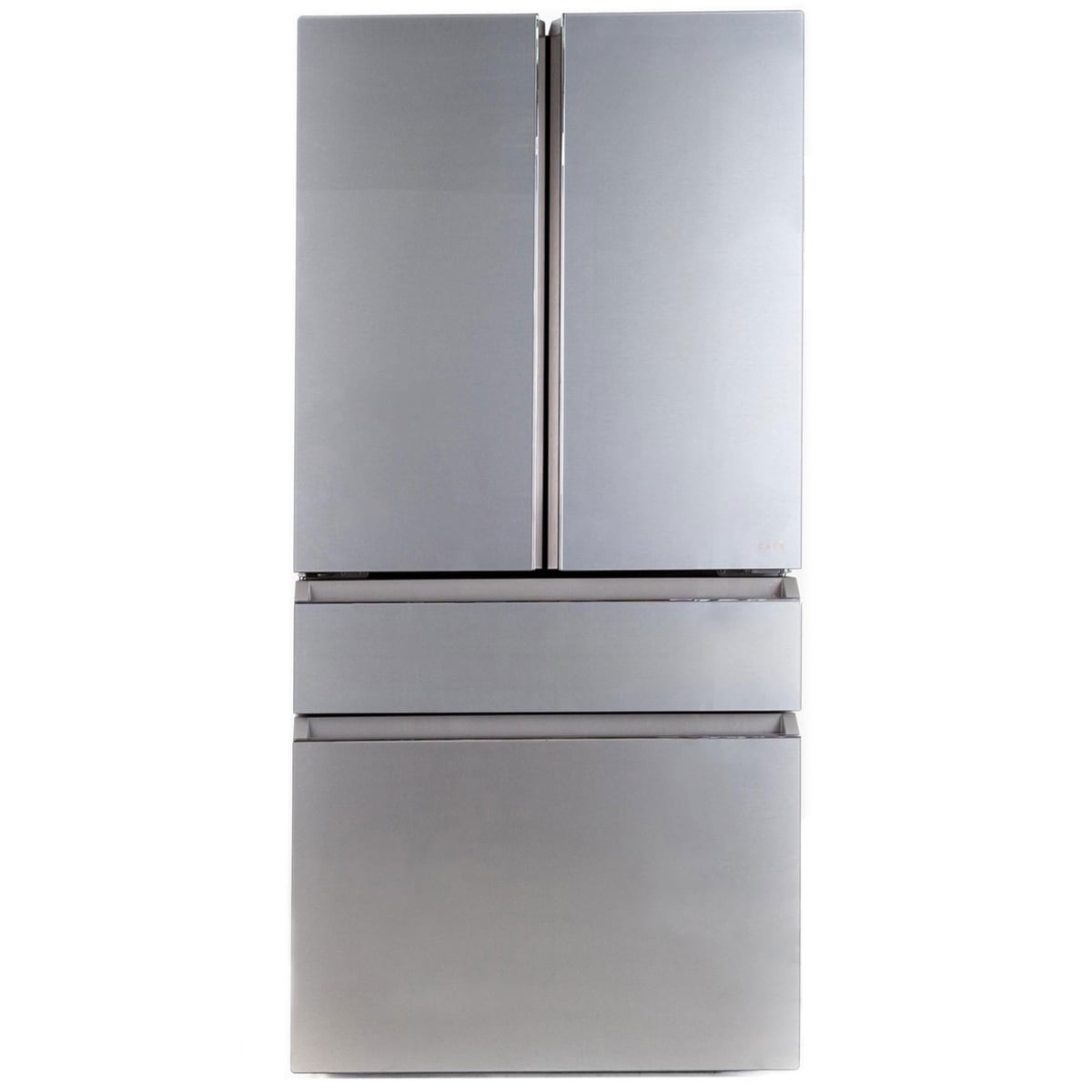 Cafe 36 in. 23.2 cu. ft. Smart Counter Depth 4-Door French Door Refrigerator with Internal Water AutoFill Pitcher - Platinum Glass, , hires