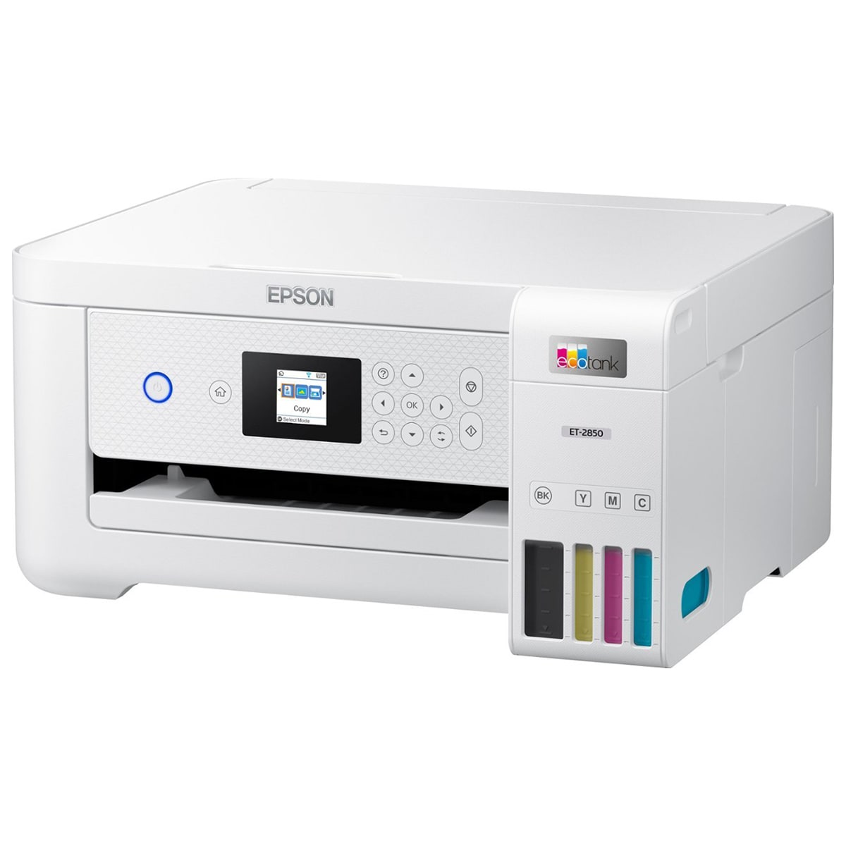 Epson - EcoTank ET-2850 All-in-One Supertank Inkjet Printer - White, , hires