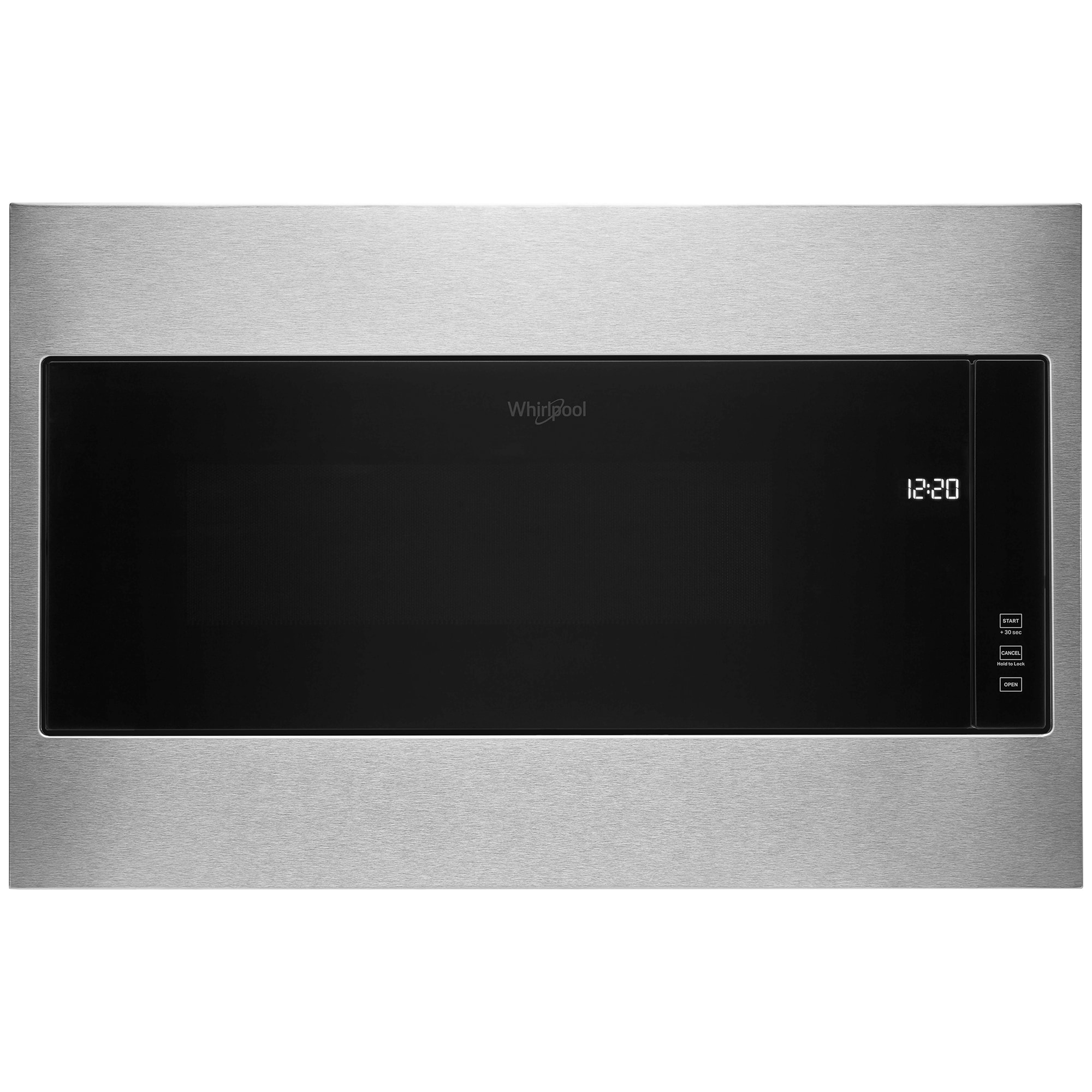 Whirlpool 30 in. 1.1 cu. ft. 1000W Low Profile Built-In Microwave - Stainless Steel, , hires
