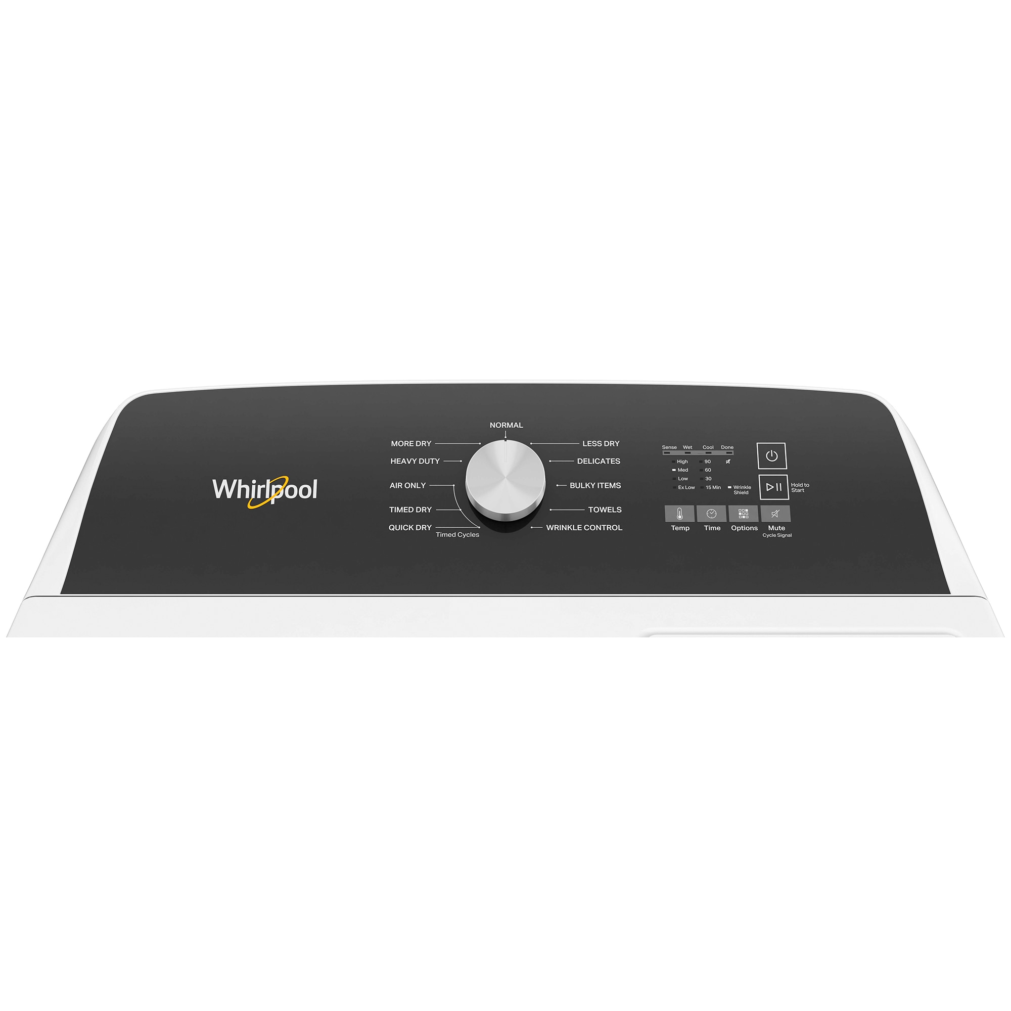 Whirlpool 29 in. 7.0 cu. ft. Top Loading Gas Dryer with 11 Dryer Programs, 1 Dry Options, Wrinkle Care & Sensor Dry - White, , hires