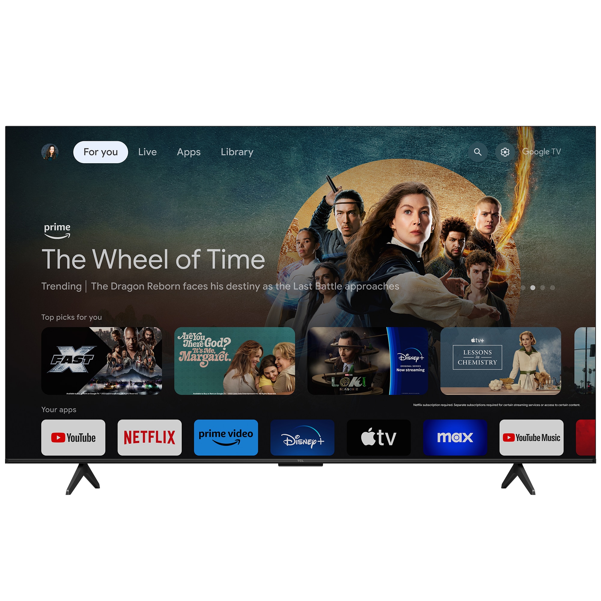 TCL - 65" Class S-Series LED 4K UHD Smart Google TV, , hires