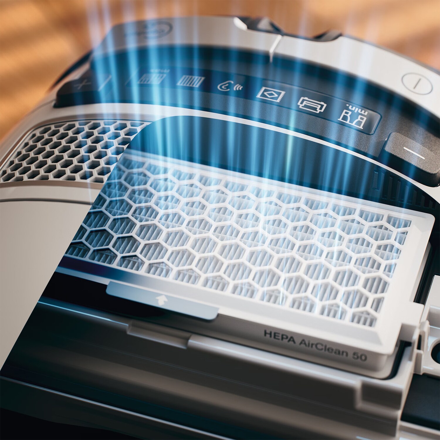 Miele HEPA AirClean Filter with TimeStrip, , hires