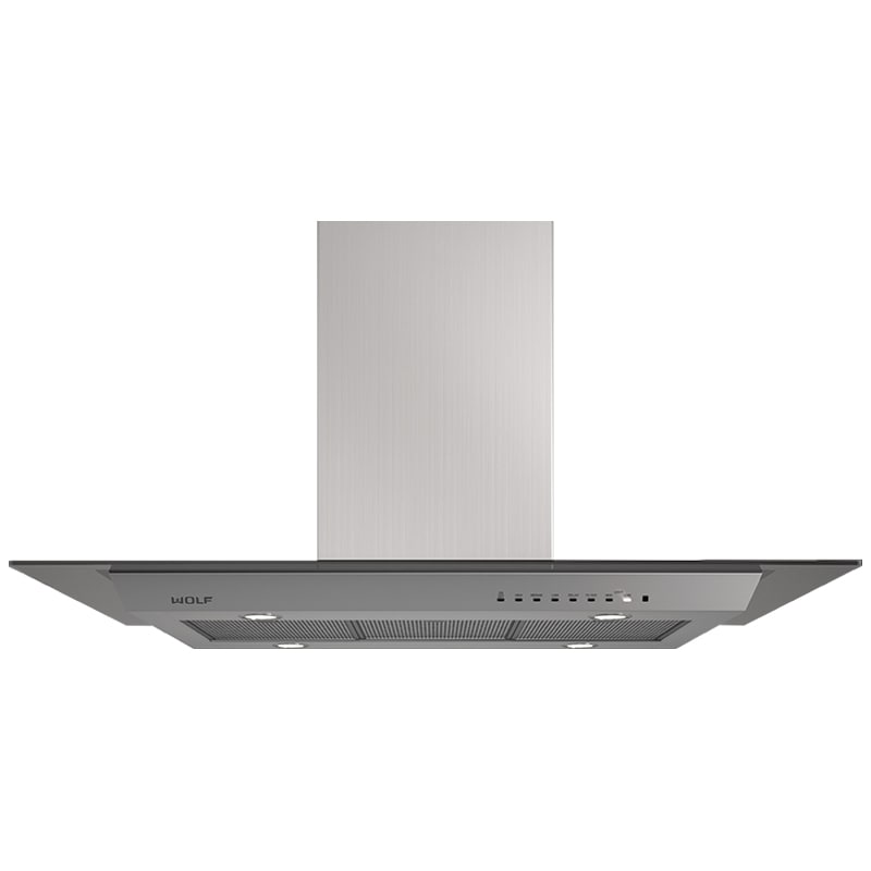 Wolf 45 in. Convertible Chimney Style Range Hood with 4 LED Lights - Stainless Steel, , hires