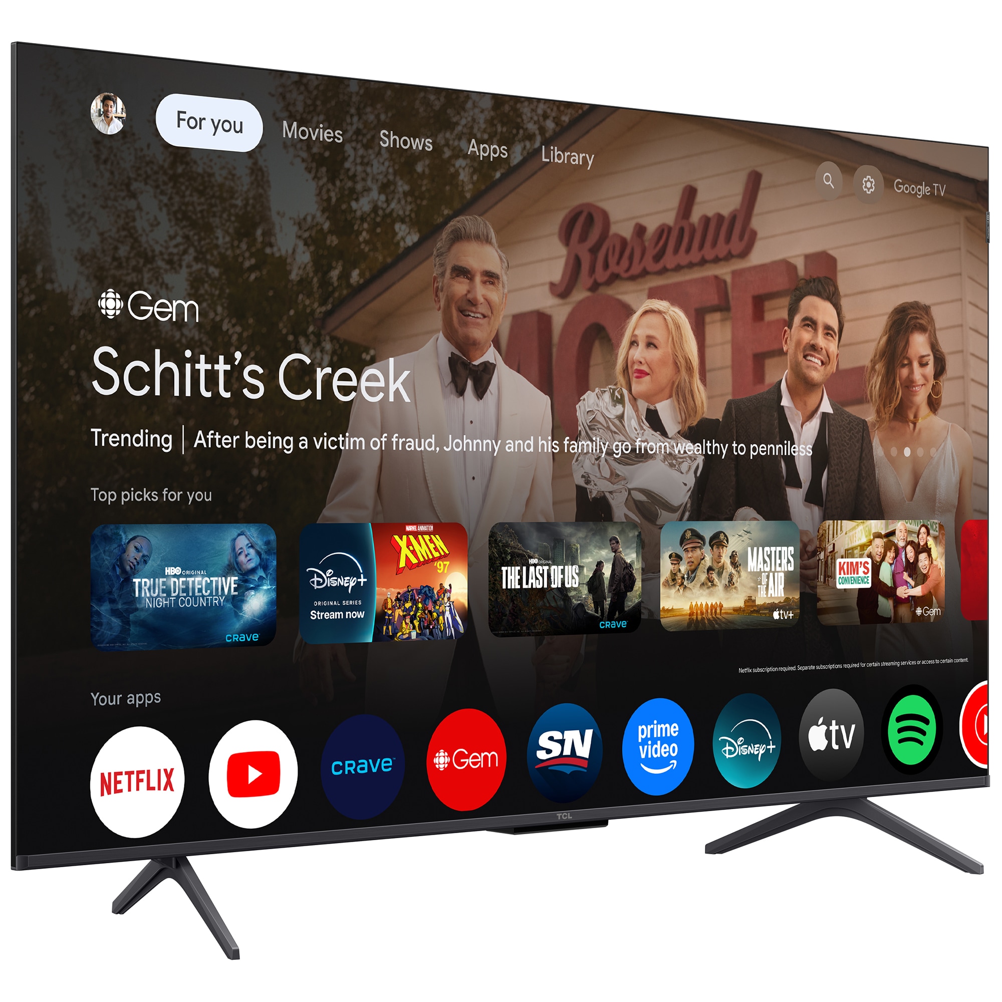 TCL - 50" Class Q-Series QLED 4K UHD Smart Google TV, , hires