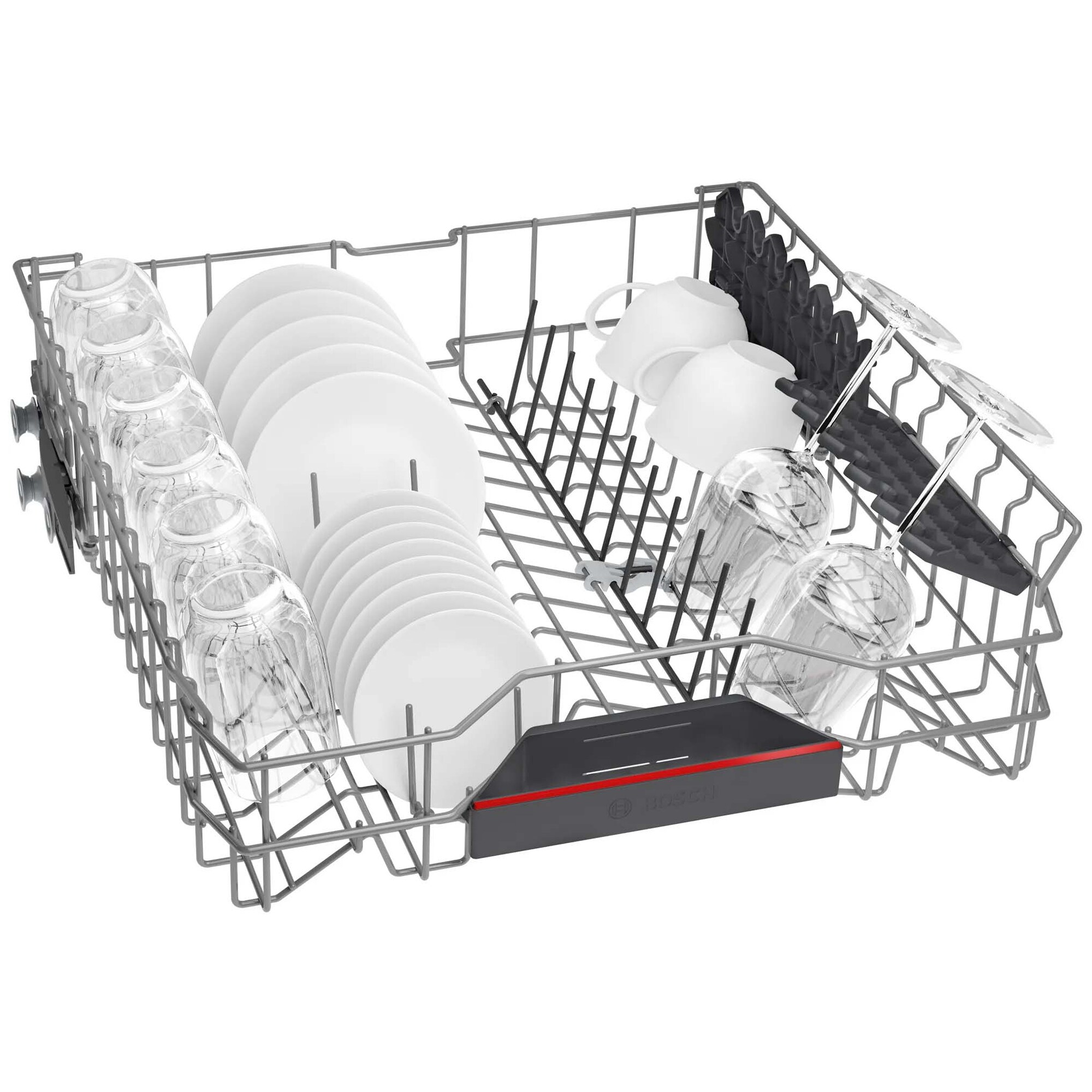 Bosch 800 Series 24 in. Top Control Smart Dishwasher with 42 dBa Sound Level, 3rd-Rack & CrystalDry - Stainless Steel, , hires