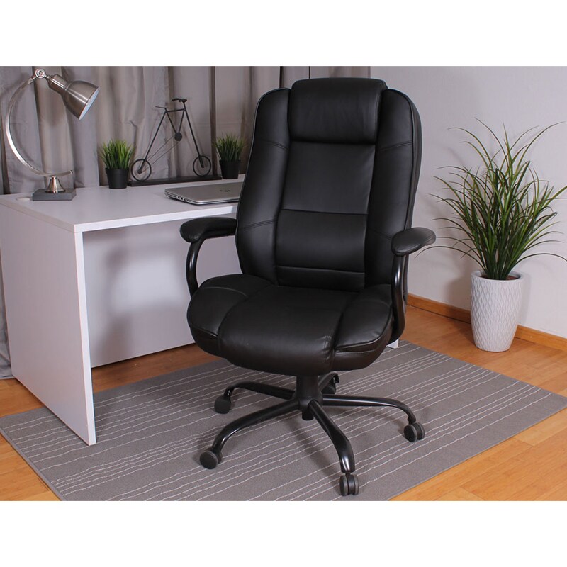 Boss Heavy Duty Big & Tall Executive Chair - Black, , hires
