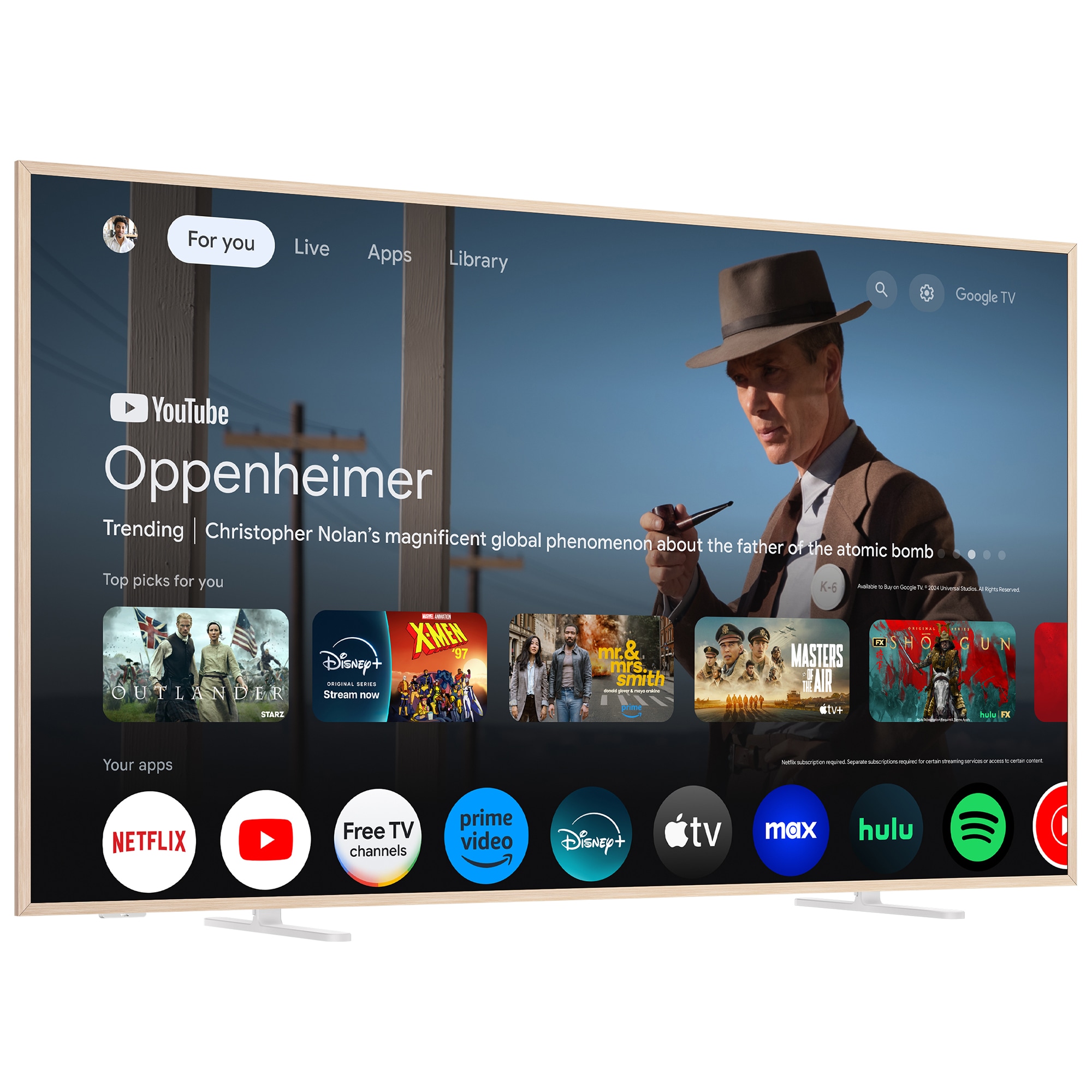 TCL - 85" Class NXTVISION QLED 4K UHD Smart Google TV, , hires