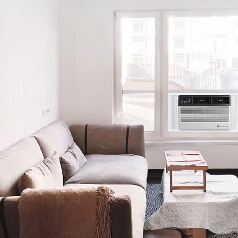 Friedrich Chill Premier Series 5,000 BTU 115V Smart Window Air Conditioner with 3 Fan Speeds, Remote Control - White, , hires