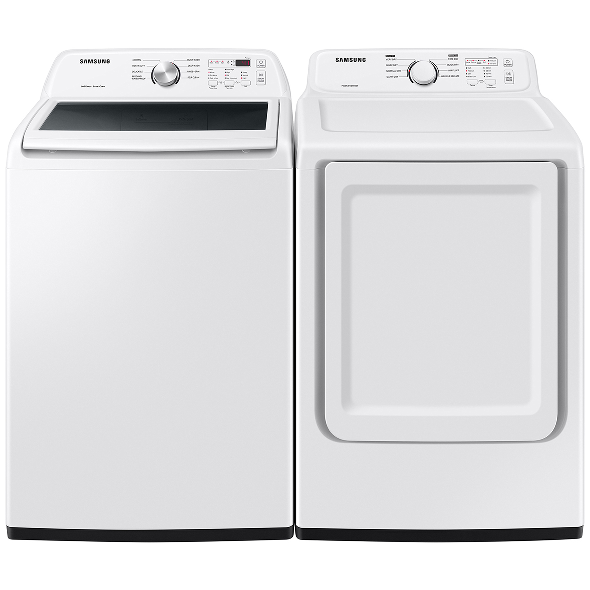 Samsung 27 in. 4.5 cu. ft. Top Load Washer with Vibration Reduction Technology+ White P.C