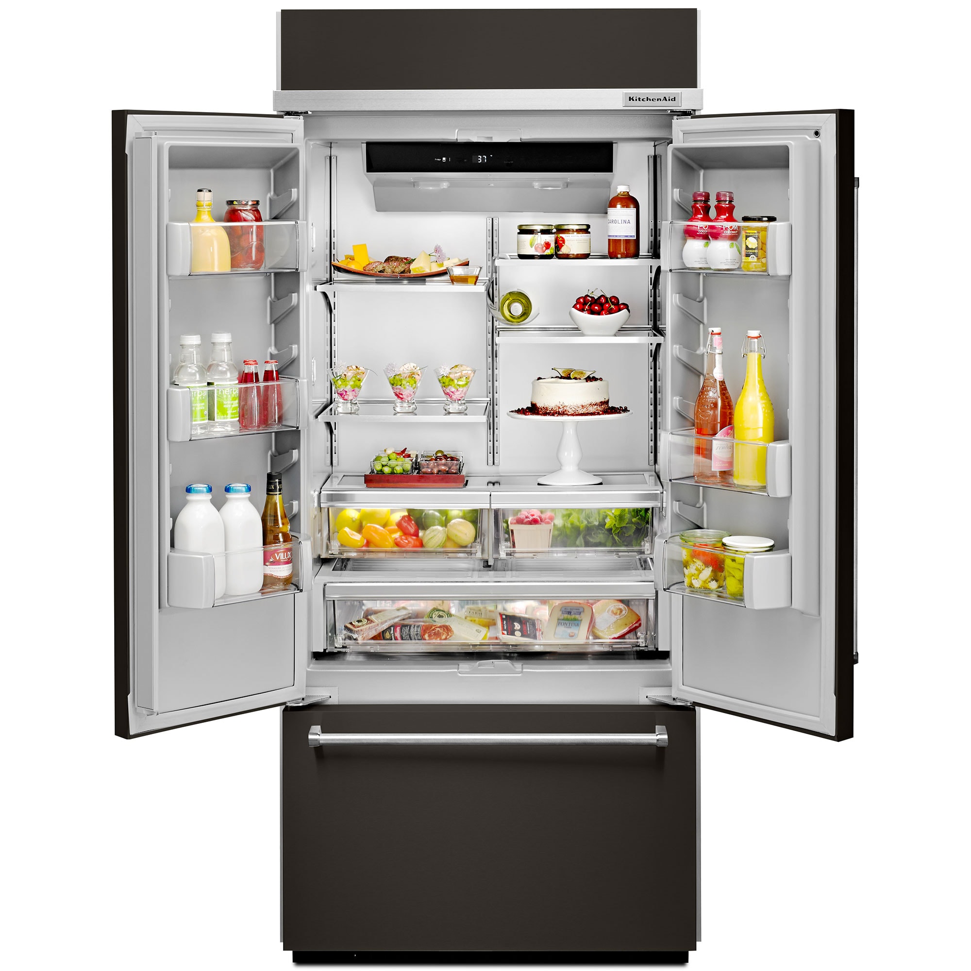 KitchenAid 36 in. BuiltIn 20.8 cu. ft. French Door Refrigerator