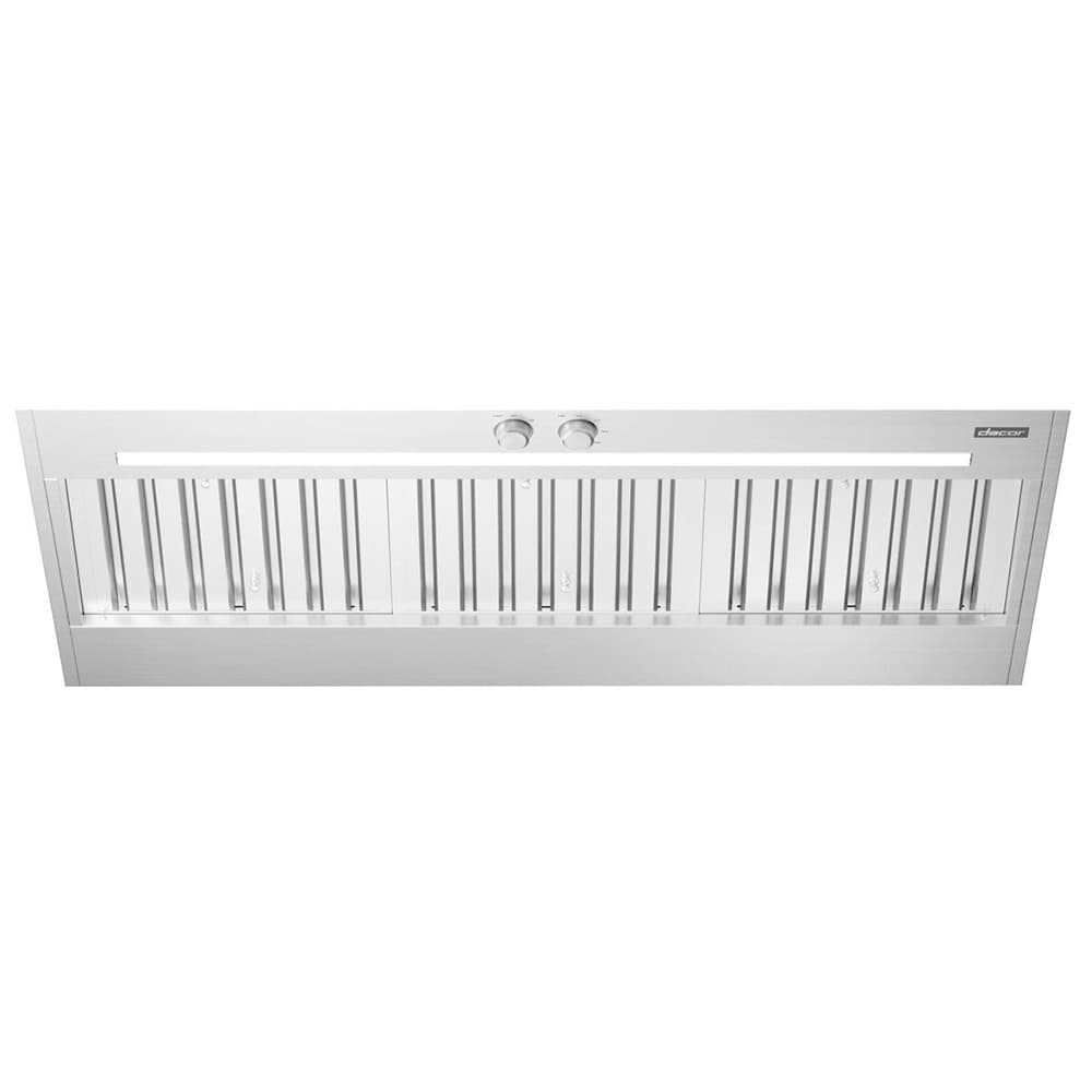 Dacor 48 in. Standard Style Range Hood with 4 Speed Settings, 1200 CFM & 1 LED Light - Silver Stainless, , hires
