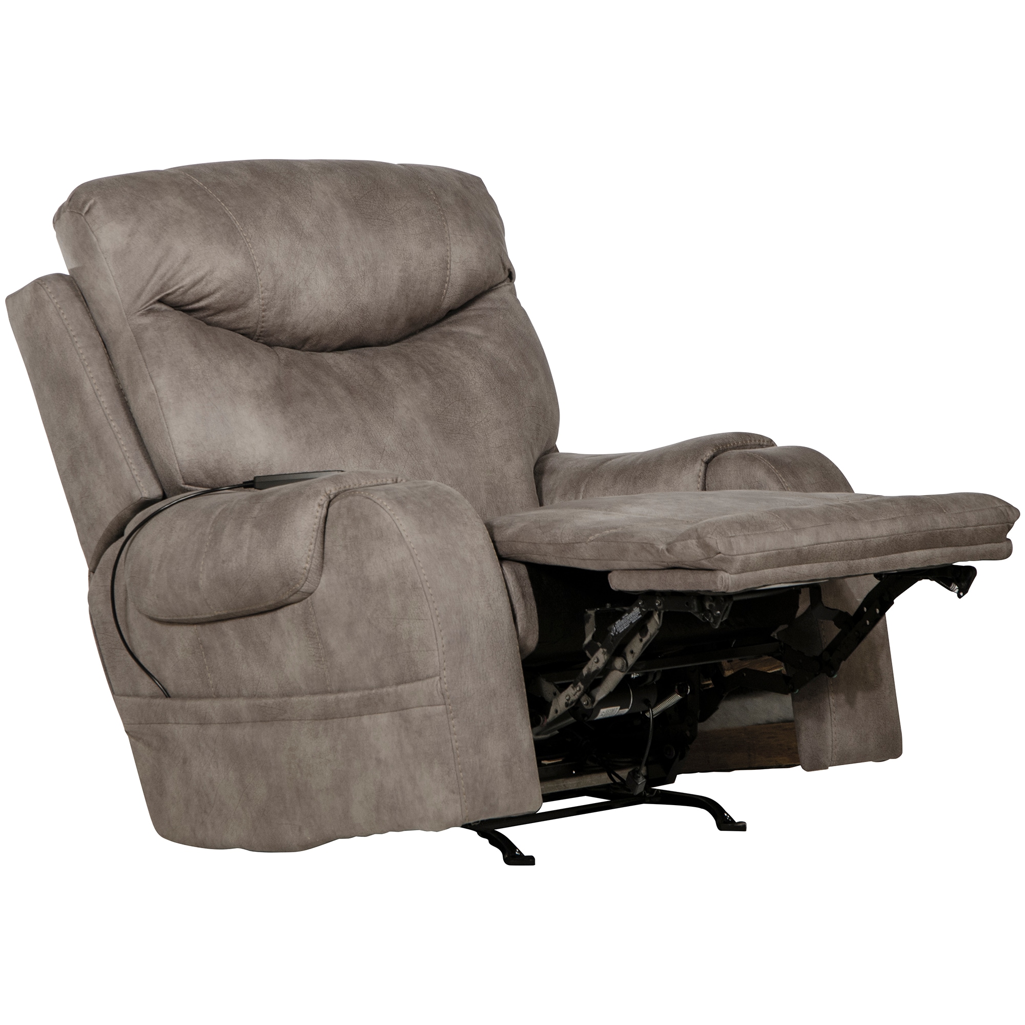 Catnapper Recliner w/ Heat & Massage (Grey), , hires