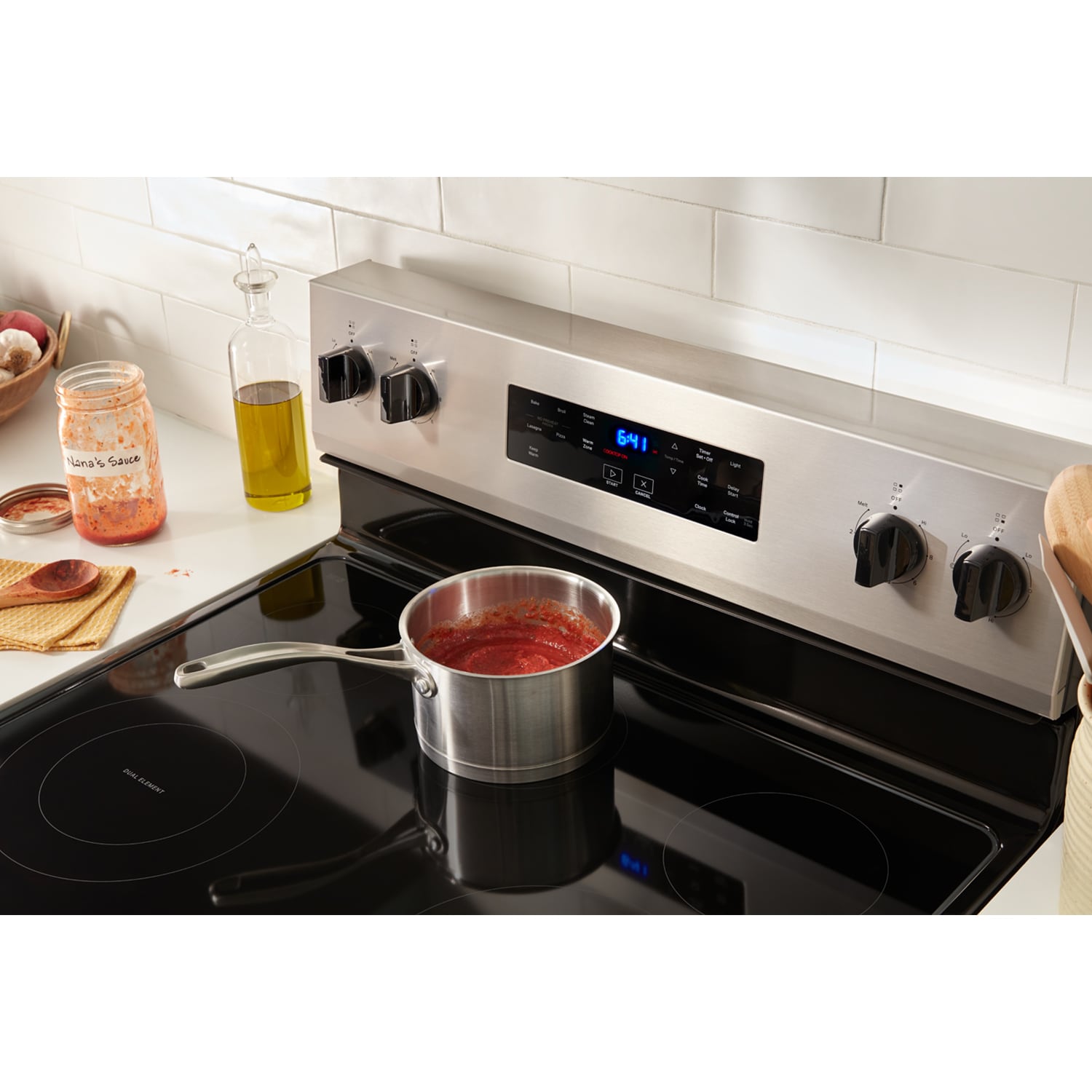 Whirlpool 30 in. 5.3 cu. ft. Electric Range with Radiant Burners - Stainless Steel, Stainless Steel, hires
