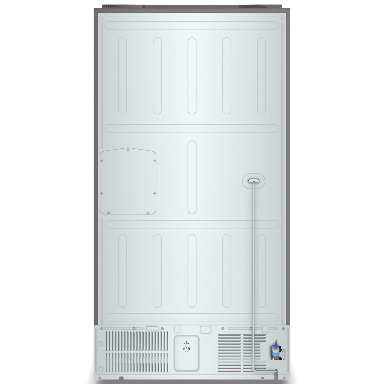 KitchenAid 36 in. 19.1 cu. ft. Counter Depth 4-Door French Door Refrigerator with Ice & Water Dispenser - Fingerprint Resistant Stainless, , hires