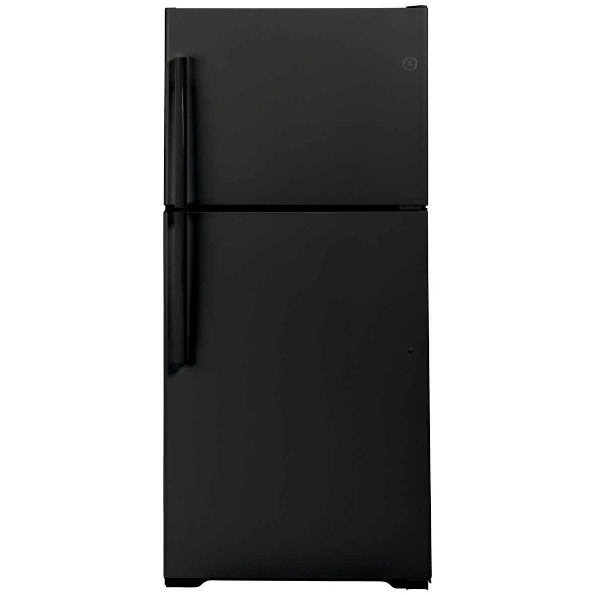 GE 33 in. 21.9 cu. ft. Garage Ready Top Freezer Refrigerator - Black, Black, hires